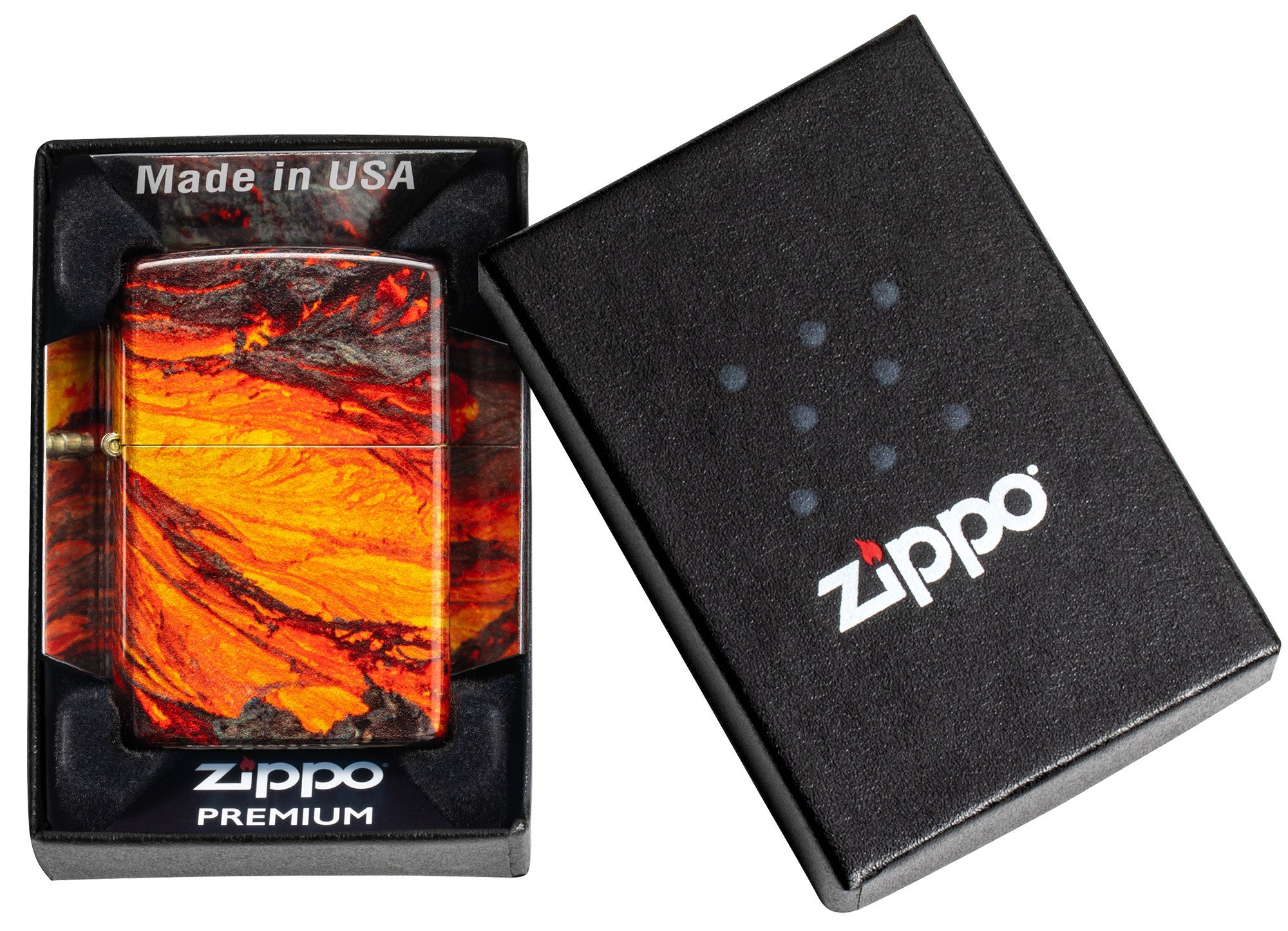 Zippo Lava Flow Design 540 Fusion Windproof Lighter – Zippo USA