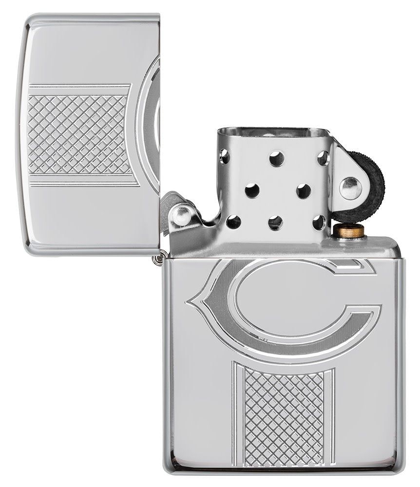 NFL Chicago Bears Collectible High Polish Chrome Windproof Lighter