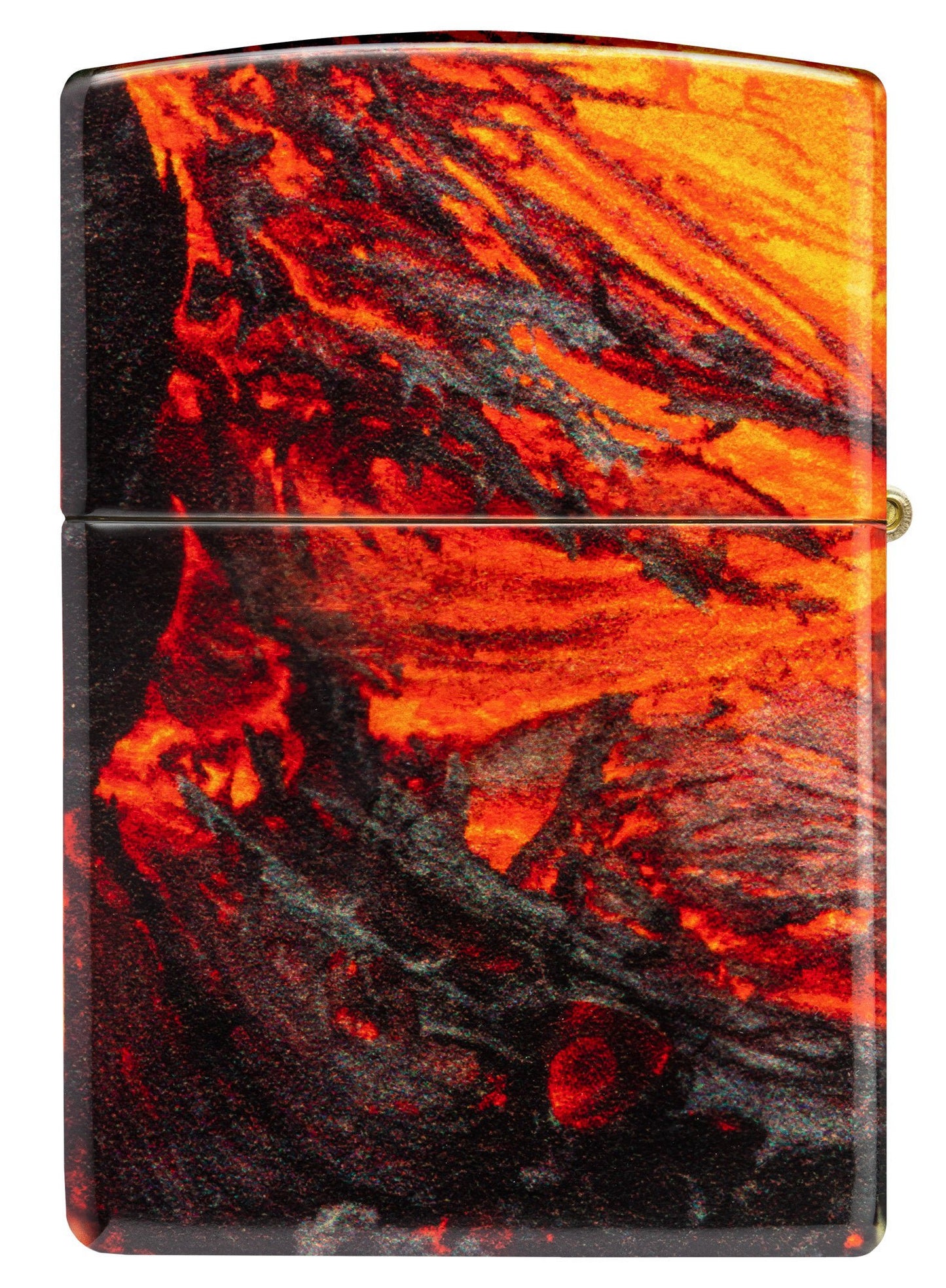 Back shot of Zippo Lava Flow Design 540 Fusion Windproof Lighter.