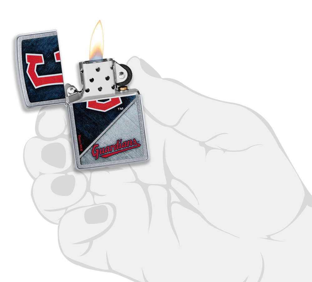 MLB® Cleveland Guardians™ Street Chrome™ Windproof Lighter