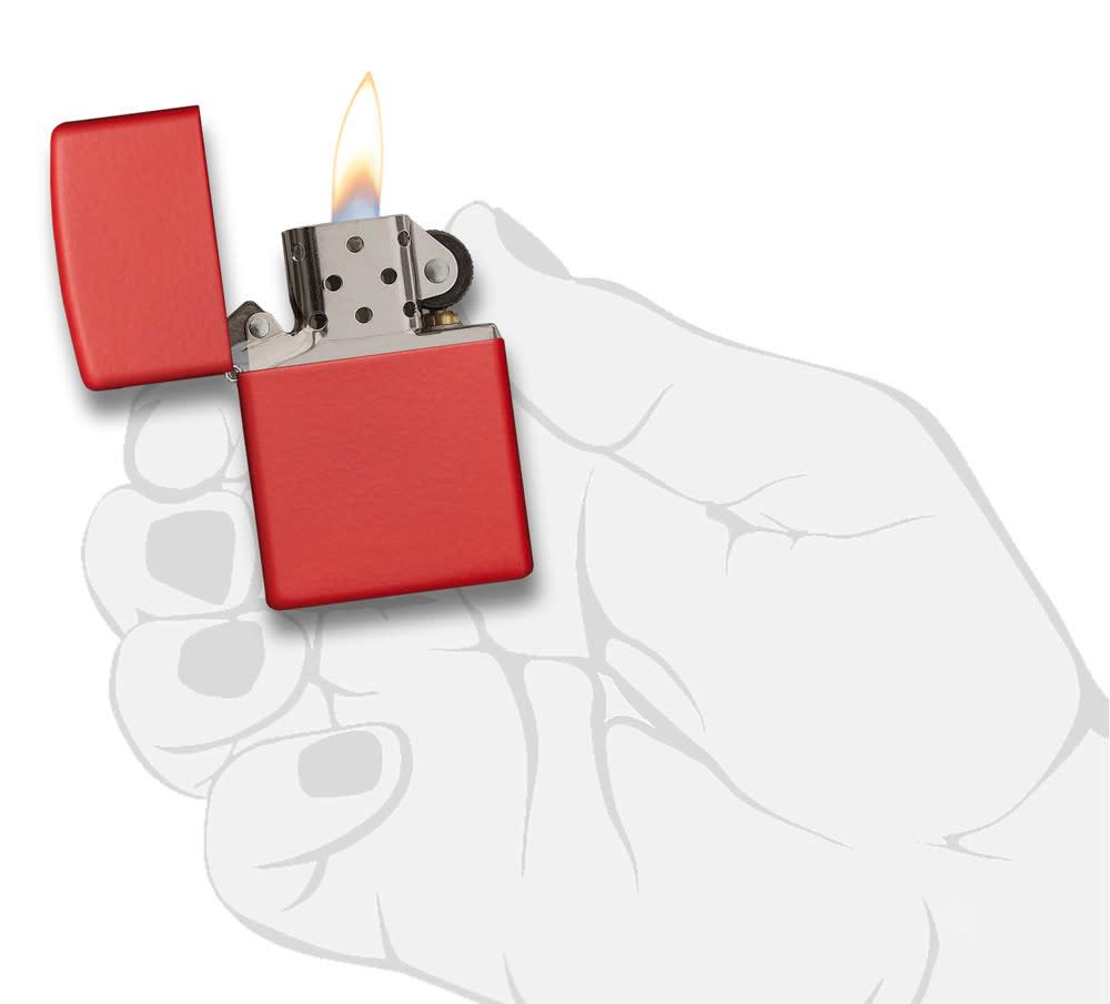 Classic Red Matte Windproof Lighter – Zippo USA