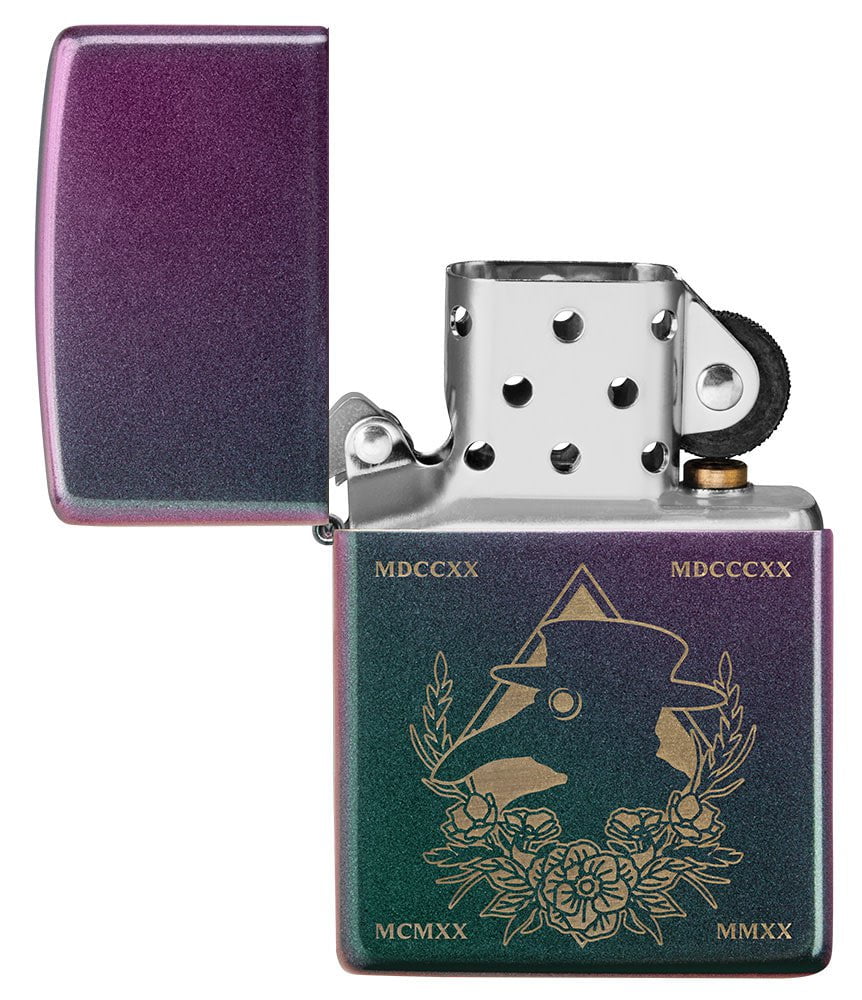 Plague Doctor Mask Iridescent Windproof Lighter – Zippo USA