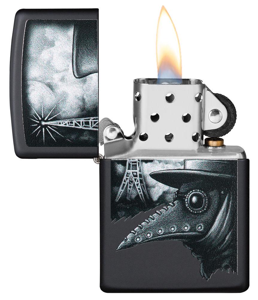 Plague of Disinformation Black Matte Windproof Lighter – Zippo USA