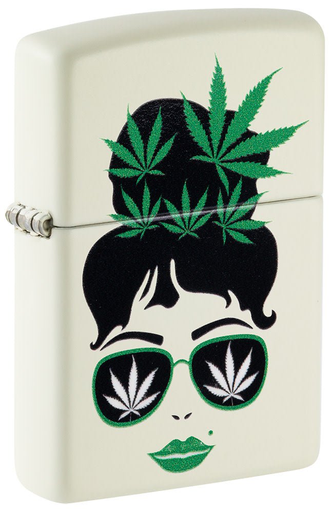 Cannabis Design Glow In The Dark Windproof Lighter – Zippo USA