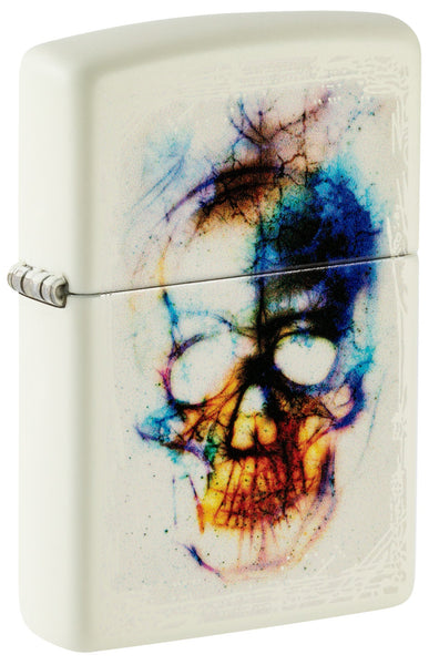 Carroo 2024 skull zippo style lighter with magnetic Belt Buckle holder