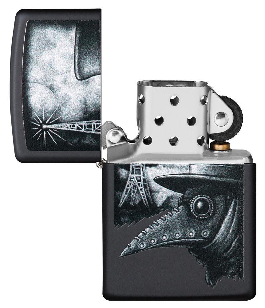 Plague of Disinformation Black Matte Windproof Lighter – Zippo USA