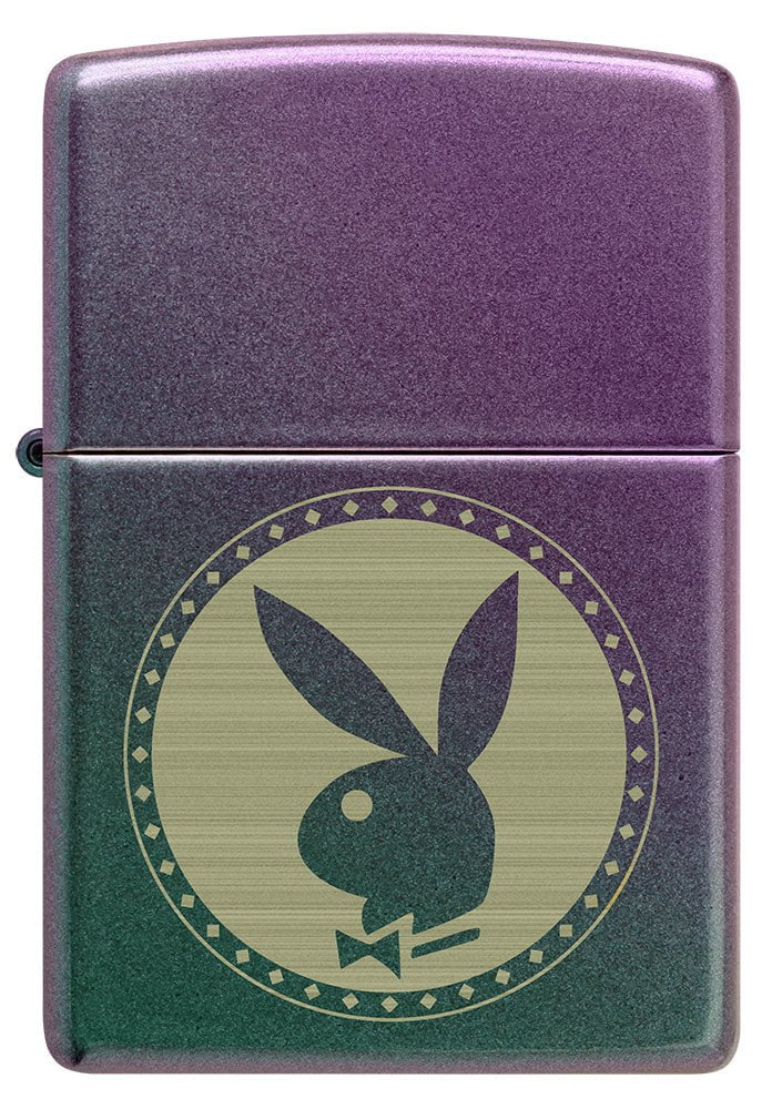 Zippo Playboy Engraved Rabbit Head Iridescent Windproof Lighter – Zippo USA