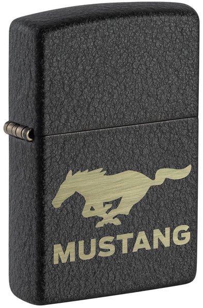 Ford® Mustang Black Crackle® Windproof Lighter | Zippo USA