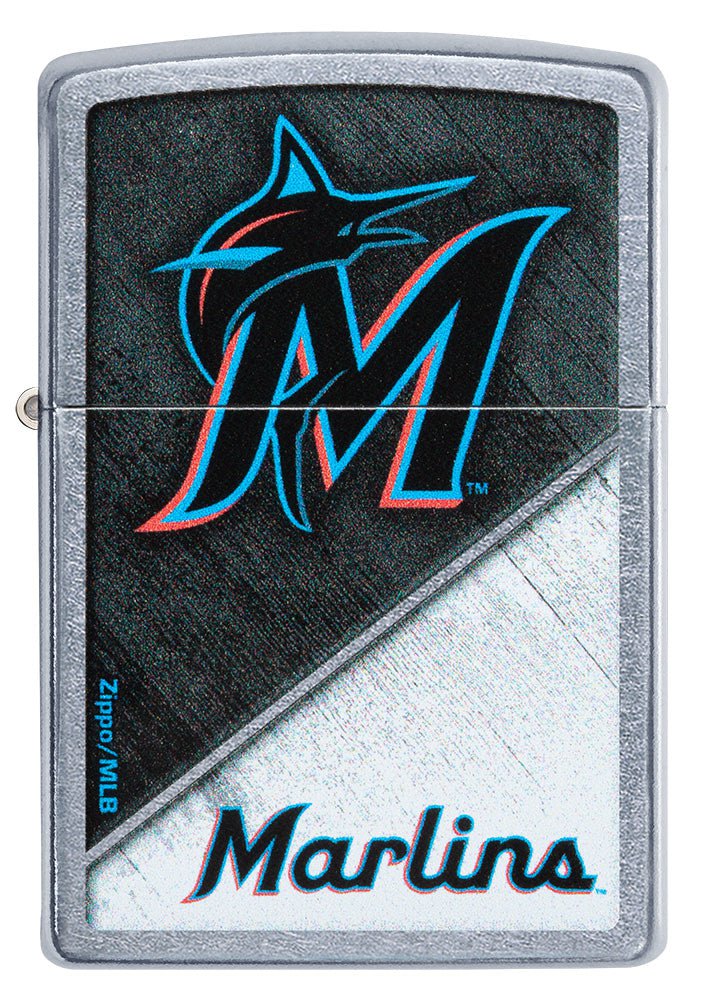 MLB® Miami Marlins™ Colorblock Design Street Chrome Windproof