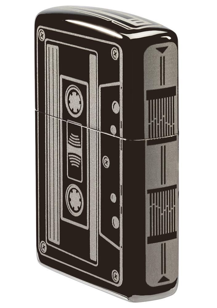 ZIPPO カセットテープデザイン Zippo Cassette Tape Design Purple Matte Windproof Lighter