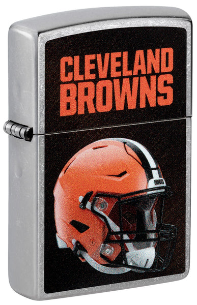 Zippo NFL Draft Cleveland Browns White Matte Windproof Lighter