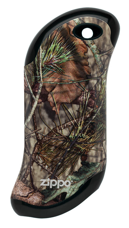 Front shot of Mossy Oak® Break-Up Country® HeatBank 9s Rechargeable Hand Warmer.