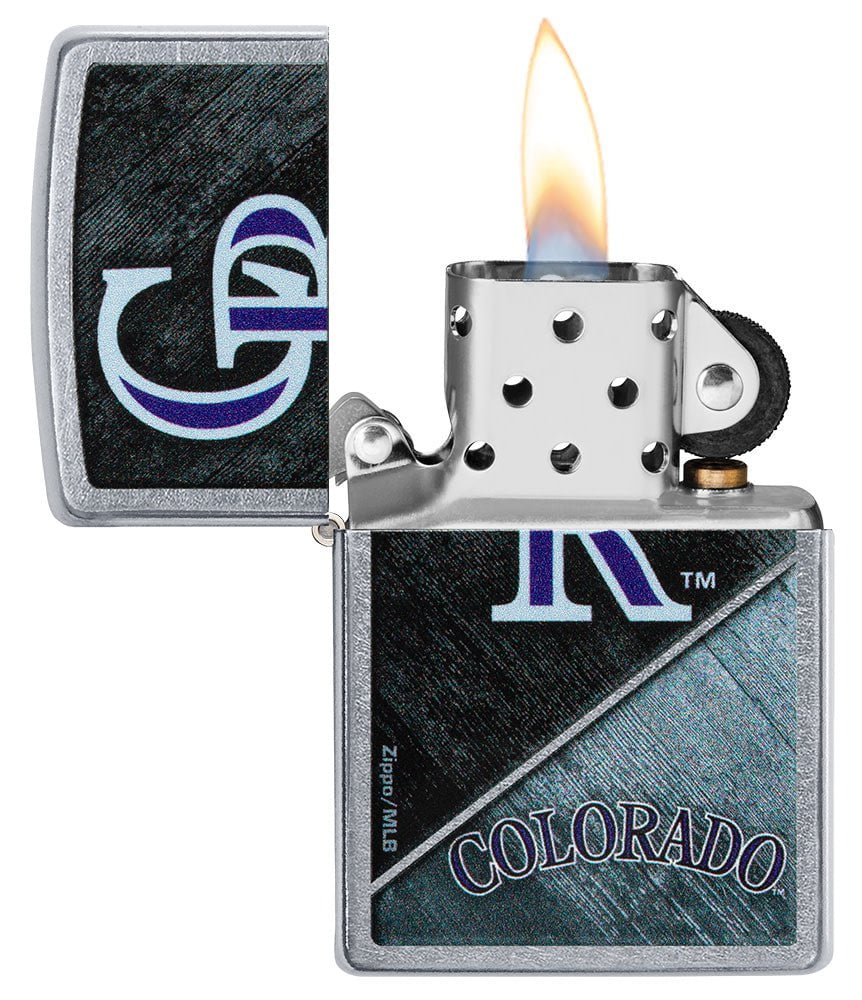 MLB® Colorado Rockies™ Colorblock Design Street Chrome Windproof
