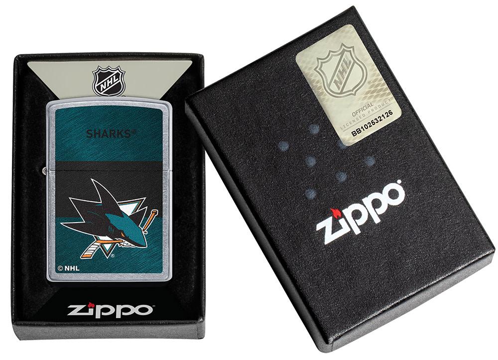 SJ sharks zippo NEW lighter San good Jose hockey NHL hard to find out of print