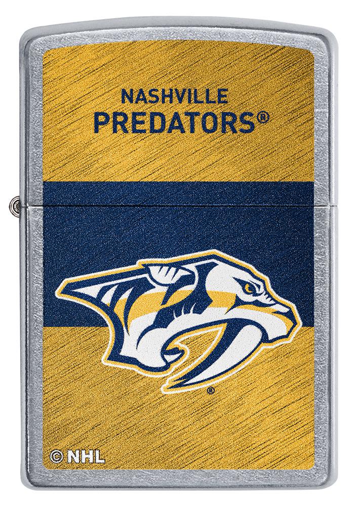 Nashville Predators® Icon Design Street Chrome Windproof Lighter