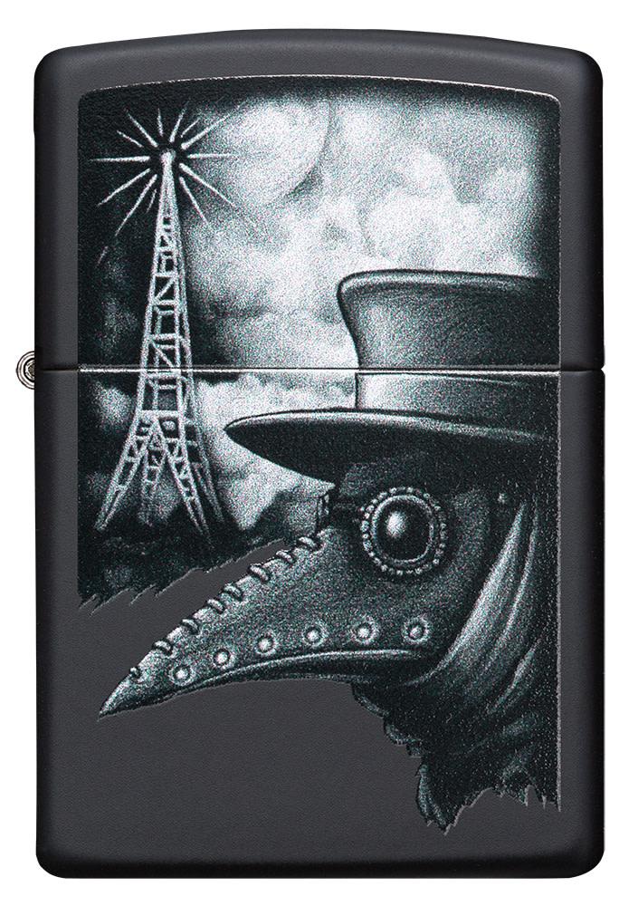 Plague of Disinformation Black Matte Windproof Lighter – Zippo USA