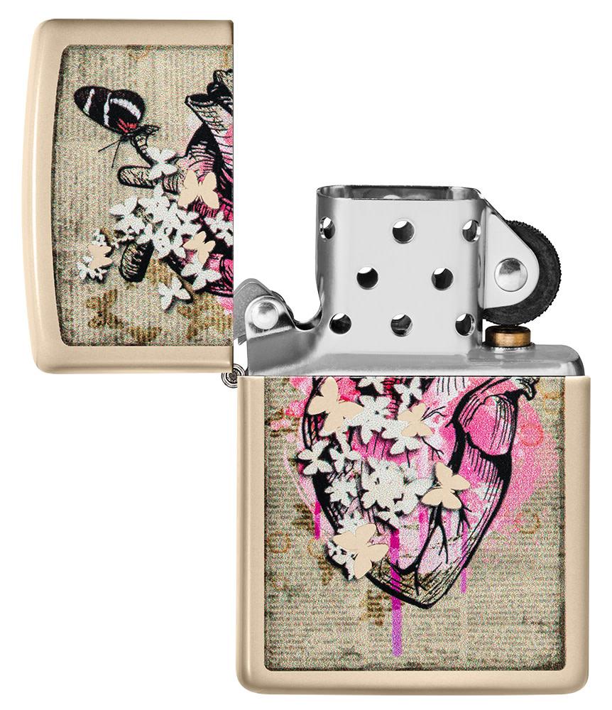 【愛品館 市原店】ZIPPO 1998年　AORTA大動脈モチーフ Literary Anatomy Flat Sand Windproof Lighter – Zippo USA