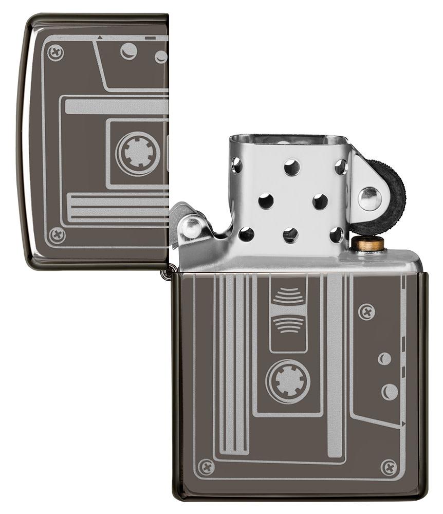 Cassette Tape Black Ice® Windproof Lighter – Zippo USA