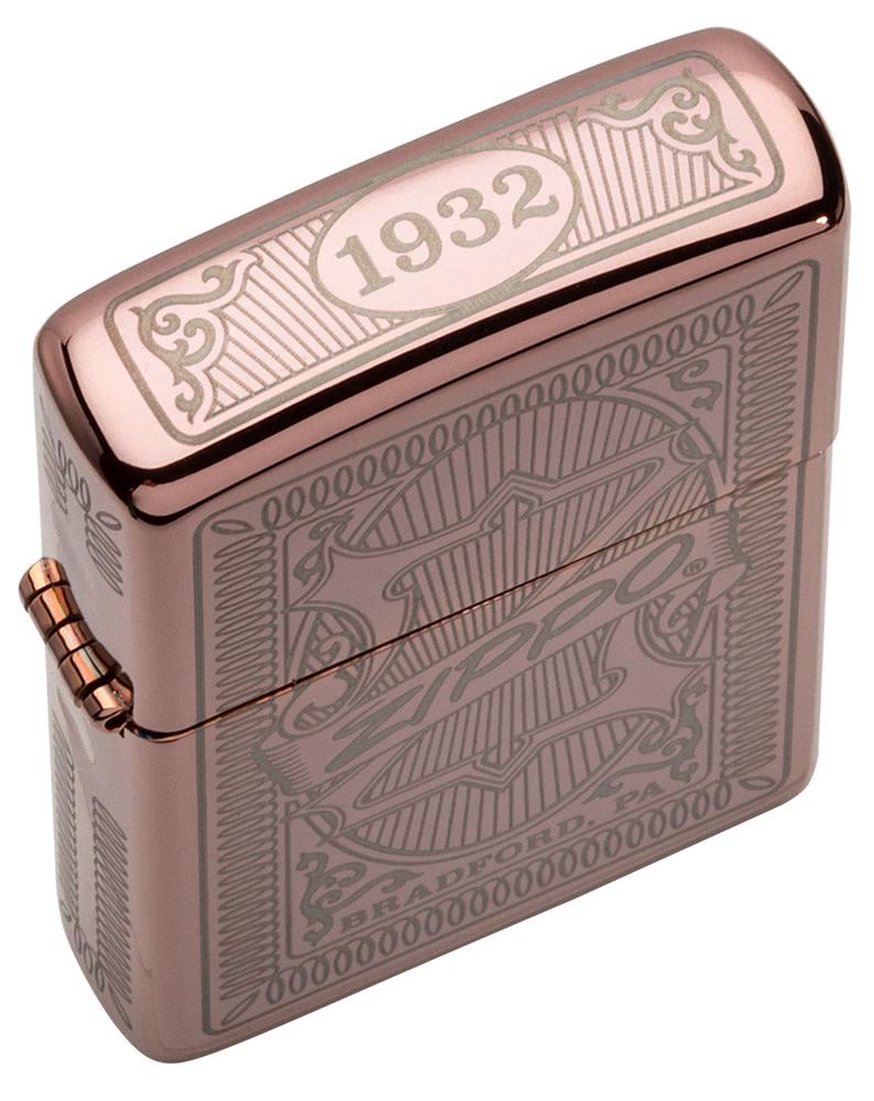 Reimagine Zippo High Polish Rose Gold Windproof Lighter