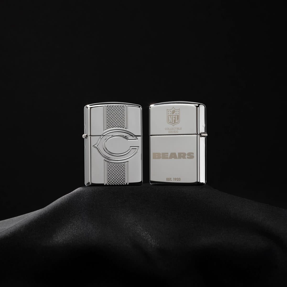 NFL Chicago Bears Deep Carve Collectible Windproof Lighter