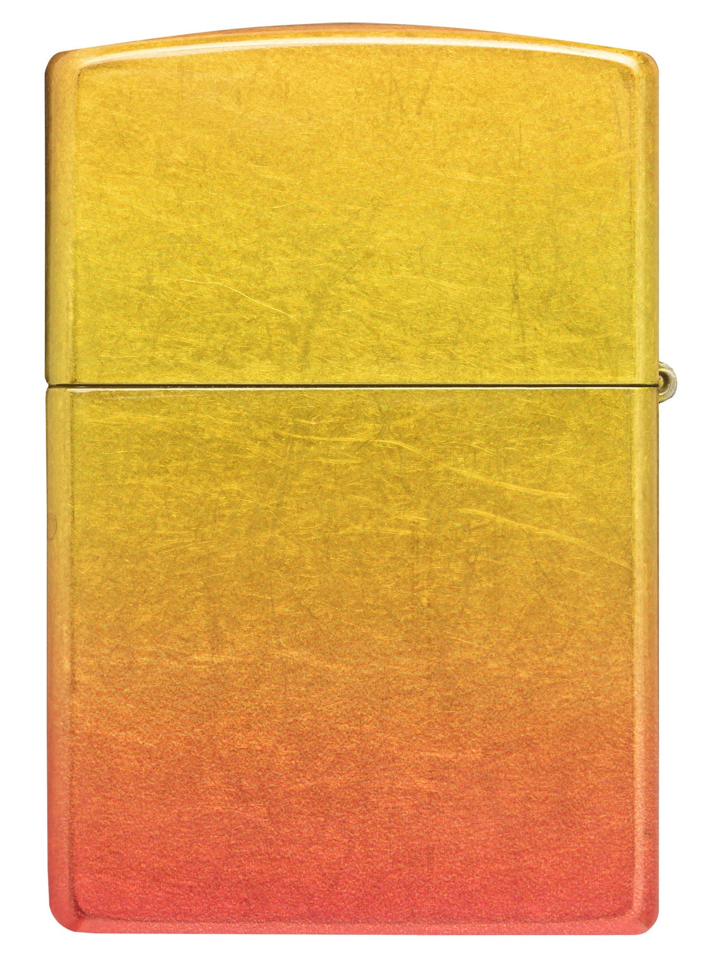 Back shot of Ombre Orange Yellow 540 Fusion Windproof Lighter.