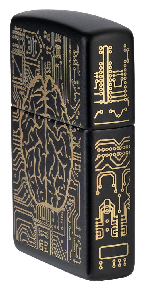 Artificial Intelligence Black Matte Windproof Lighter – Zippo USA