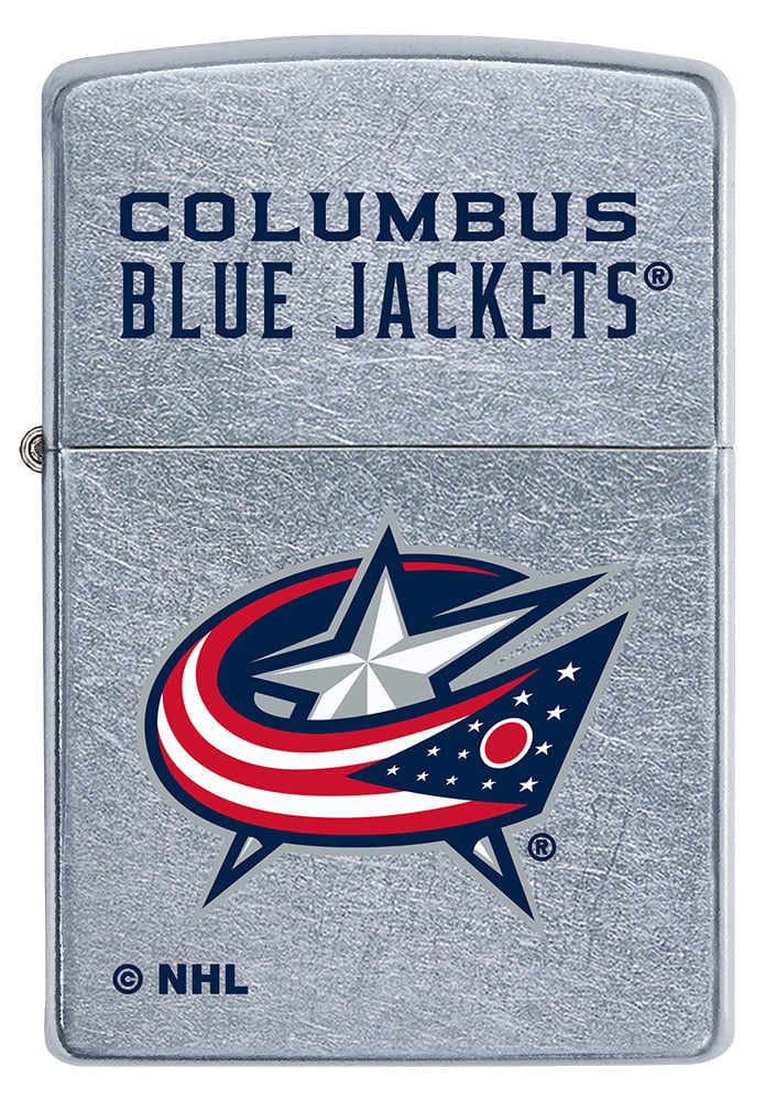 専用ページブルマリン　ジャケット美品 Columbus Blue Jackets® Logo Design Street Chrome Windproof Lighter