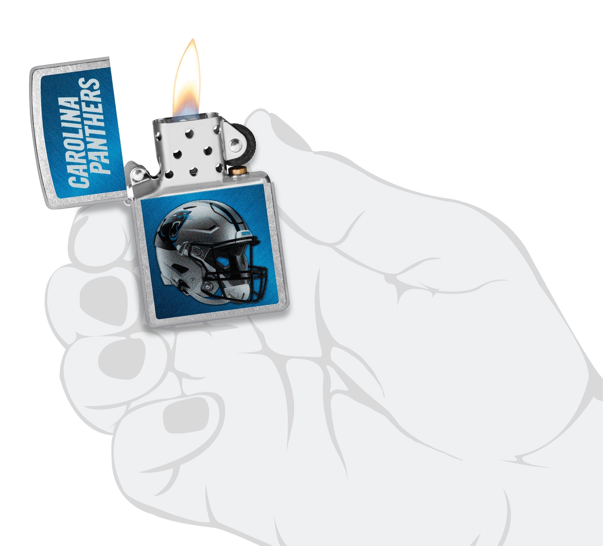 Retire Iconic NFL Football Carolina Panthers popular Helmet Zippo Lighter